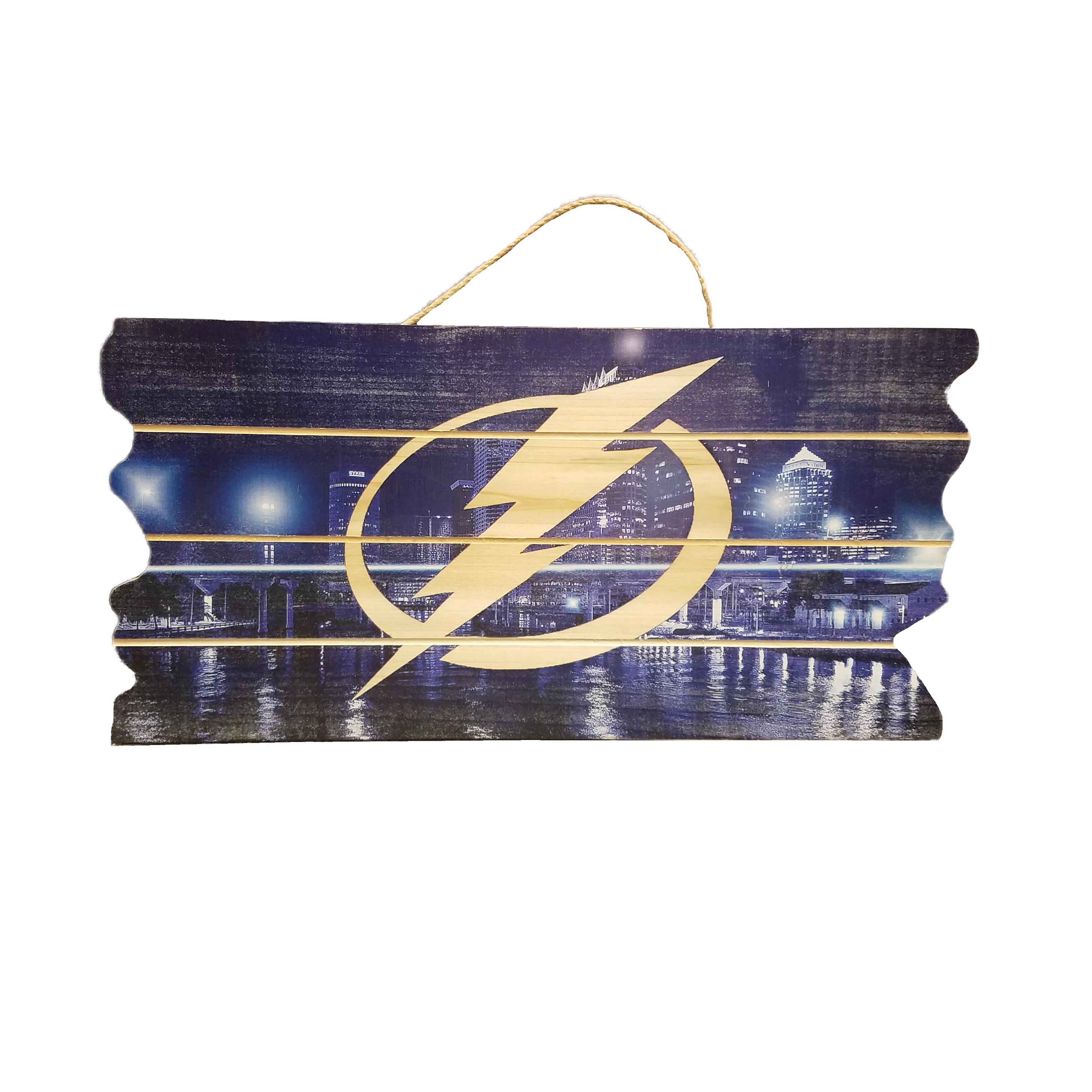 Tampa Bay Lightning Wood Sign