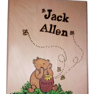 Winnie the Pooh Baby Name Plaque